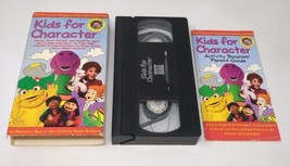 Barney Kids for Character (VHS) Hosted By Tom Selleck With Activity Booklet - £11.72 GBP
