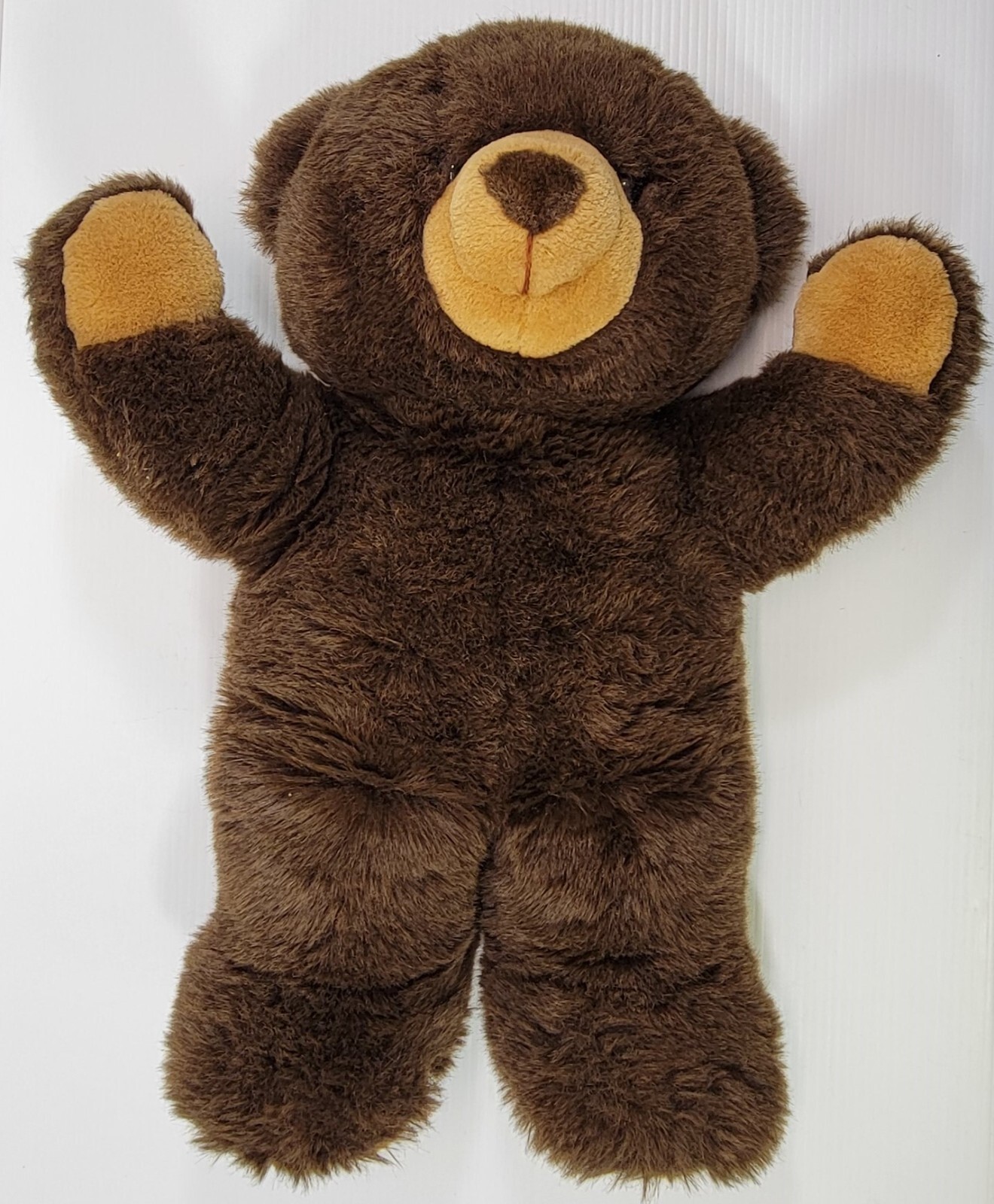 BG) Vintage JC Penney Collection Dark Brown Teddy Bear Plush Stuffed 23" Item image 11