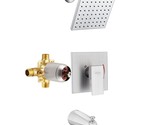 Shower Tub Kit, Tub And Shower Faucet Set(Valve Included) With 6-Inch Ra... - $148.99