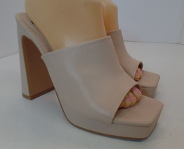 So Me Nude Open-Toe Shoes / Sandals Platform Block Heels &quot;Viktoria&quot; Size... - £27.24 GBP