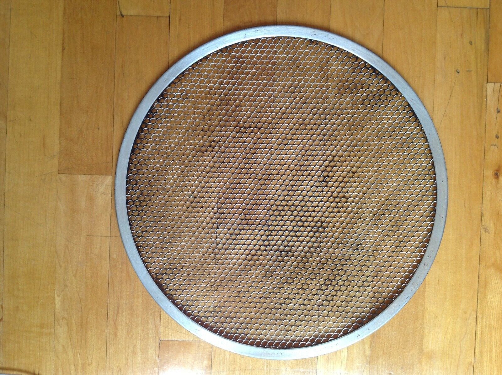Pizza Seamless Aluminum Screen 12" Round  Oven Baking  Durable Mesh Tray Rim Item image 6