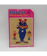 Bozo The Clown Dry Transfer Labels Vintage Decorative Larry Harmon Child... - £11.14 GBP