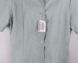 DSCP Garrison Collection military green short sleeve shirt button down w... - £9.04 GBP
