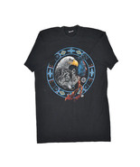 Vintage Native American Eagle Wolf Graphic T Shirt Mens M Image West USA... - £15.17 GBP