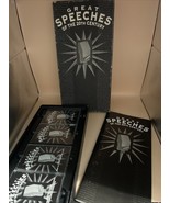 1991 Rhino Records GREAT SPEECHES OF THE 20TH CENTURY 4 Pc. Casette Set - $184.19 MXN