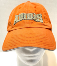Adidas Unisex Baseball Golf Hall Orange and Tan Adjustable One Size - $15.57