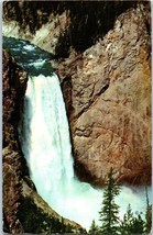 Lower Falls of the Yellowstone National Park Montana Postcard - £5.41 GBP