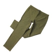 NWT Eileen Fisher Slim Ankle in Olive Washable Stretch Crepe Pull-on Pants XS - £72.71 GBP