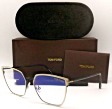 Brand New Tom Ford Tf 5574-B 021 IVORY-BLACK Authentic Eyeglasses Frame 55-16 - £123.70 GBP