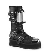 DEMONIA Men&#39;s 2&quot; Platform Lace-Up Mid Calf Vegan Boot Back Shoes GRAVEDI... - $2,717.03 MXN