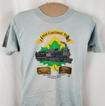 Vintage Mid-Continent Railway T-Shirt Youth 14-16 Screen Stars Single Stitch 80s - £11.73 GBP