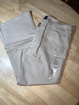 American Eagle Short Low Rise Super Stretch Khaki Pants 14 SHORT  BNWTS - $19.79