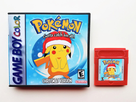 Pokemon Christmas Version Mod Game / Case - Gameboy Color (GBC) USA Seller - £10.95 GBP+