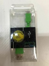 Retractable Micro USB Cable (Green), Retail Price: $12 - £6.21 GBP