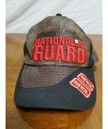 DALE EARNHARDT JR National Guard Brim #88 Camo Mesh NASCAR Hat 2008 Hend... - €5,76 EUR