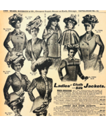1901 Ladies Silk Jackets Reproduction Advertisement Sears Fashion Clothe... - $24.99