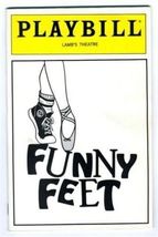 Playbill Funny Feet  Bob Bowyer 1987 Lamb's Theatre - $11.88