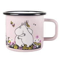 ?????????POS? Moomin Hugh Pink Moomin Mula Enamel Mug, 12.5 fl oz (370 m... - $25.47