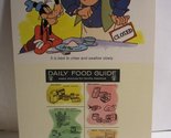 1978 Walt Disney&#39;s Fun &amp; Facts Flashcard #DFF4-23: Eating for Health - $2.00