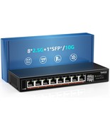8 Port 2.5G Unmanaged Desktop Ethernet Switch with 10G SFP 8 x 2.5G Base... - £126.92 GBP