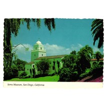 Vintage Postcard Serra Museum San Diego California Presidio Park Mission Town - £7.19 GBP