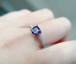3.25Ct Certified Natural Alexandrite Handmade Ring 925 Sterling Silver Gift Ring - £42.94 GBP