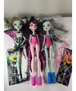 Monster High SET Frankie Stein Ghoul To Bat Draculaura Kiyomi Haunterly ... - €22,32 EUR
