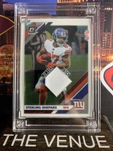2022 Jersey Fusion - Sterling Sheppard GAME USED PATCH 48/50 - New York Giants - £17.86 GBP