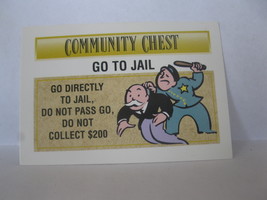 1995 Monopoly 60th Ann. Board Game Piece: Community Chest - Go to Jail - £0.79 GBP