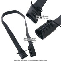 Pleather Back Hanger Frog Medieval Baldric Sword Belt - $17.80
