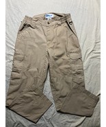 GALLS RIPSTOP POLY/COTTON KHAKI TAN TACTICAL CARGO PANTS TT784  - £8.92 GBP