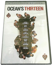 Oceans Thirteen DVD 2007 Widescreen Edition Movie Clooney Pitt Damon Garcia Mac - $6.47