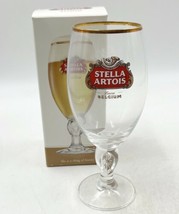 Stella Artois Original Belgium Gold Rimmed Beer Glass Chalice Stella Cup... - $15.84