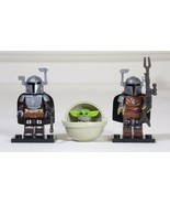 The Child w/ Pod &amp; Two Armored MANDALORIAN Star Wars Mini... - £15.95 GBP