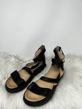 Miz Mooz Pica Women’s Black Leather Strappy Sandal Size EU 42 US 11 - £47.09 GBP