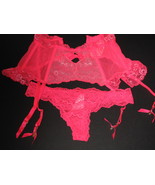 NWT Victoria's Secret Darling Temptation Collection Garter S/P + matchin... - $45.00