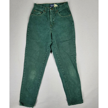 Vintage Gap Jeans Women&#39;s Size 2 Green High Waist Tapered Mom Pants - £17.24 GBP