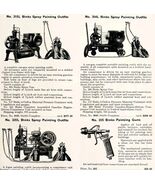 1922 N.T. Bushnell Binks Spray Paint Kits Advertisement Catalogue Hardwa... - $545.74 MXN
