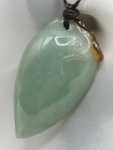 Icy Ice Green 100% Natural Burma Jadeite Jade Peach Pendant # 70.30 carat # - £395.03 GBP