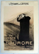 Original 1916 Eugene Carriere l&#39;Estampe et l&#39;Affiche Magazine Cover Lith... - £97.37 GBP