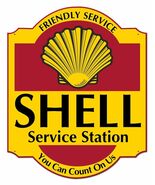 Friendly Service Shell Station Metal Sign - $125.00