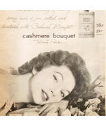 1955 Cashmere Bouquet Talcum Powder Advertisement Beauty Hygiene Perfume... - $13.93 CAD