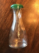 Good Seasons Glass Oil &amp; Vinegar Shaker Bottle Green Top 7 Inches Tall - £18.88 GBP