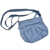 Avon Crossbody Handbag Purse Adjustable Strap Periwinkle Blue - $10.89
