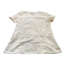 New Cherokee White Scrub Top Workwear Revolution NEW NWT size M Nursing Uniform - £18.36 GBP