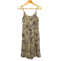 Vero Moda Dress Womens size XS Glory Singlet Tiered Travertine Animal Print - £21.54 GBP