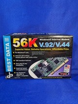 Vintage Best Data 56K Internal Data - Fax Modem V.92/V.44 New Unused Ope... - $15.88