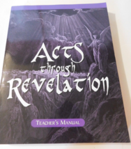 Acts through Revelation Teacher&#39;s Manual Brand New - £35.88 GBP