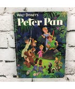 Vintage 1979 Walt Disney’s Peter Pan Illustrated Hardcover Golden Books ... - £14.87 GBP