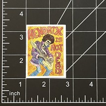 Jimi Hendrix is Not Dead - Vinyl Sticker Skeleton Waterproof Durable Sunproof - £3.15 GBP